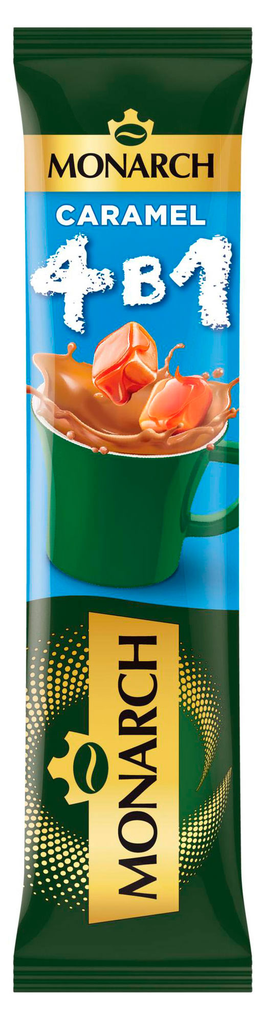 Кофе растворимый MONARCH Caramel 4в1, 13,5 г