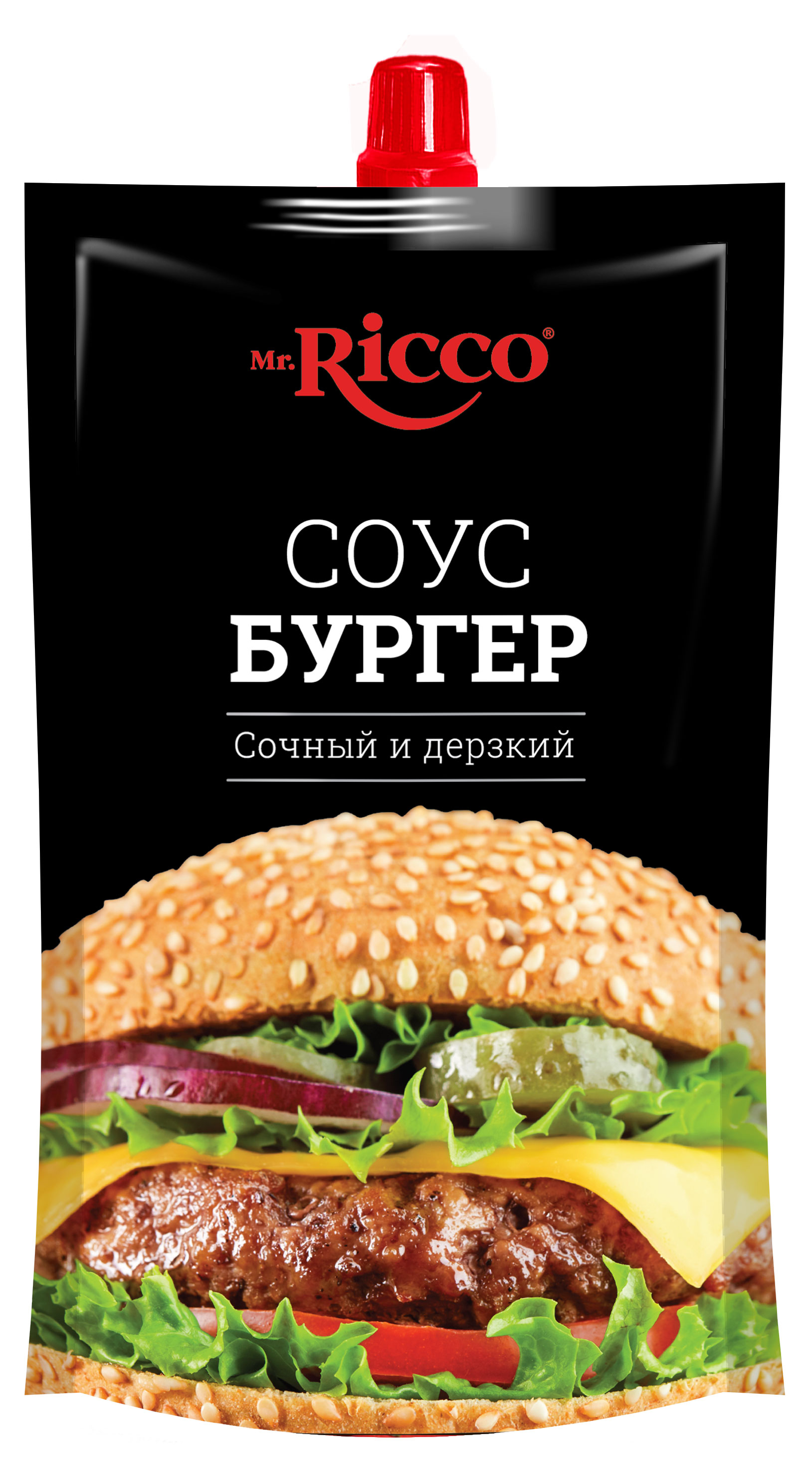 Соус кулинарный майонезный кулинарный Mr.Ricco Бургер 28% охлажденный, 210 мл