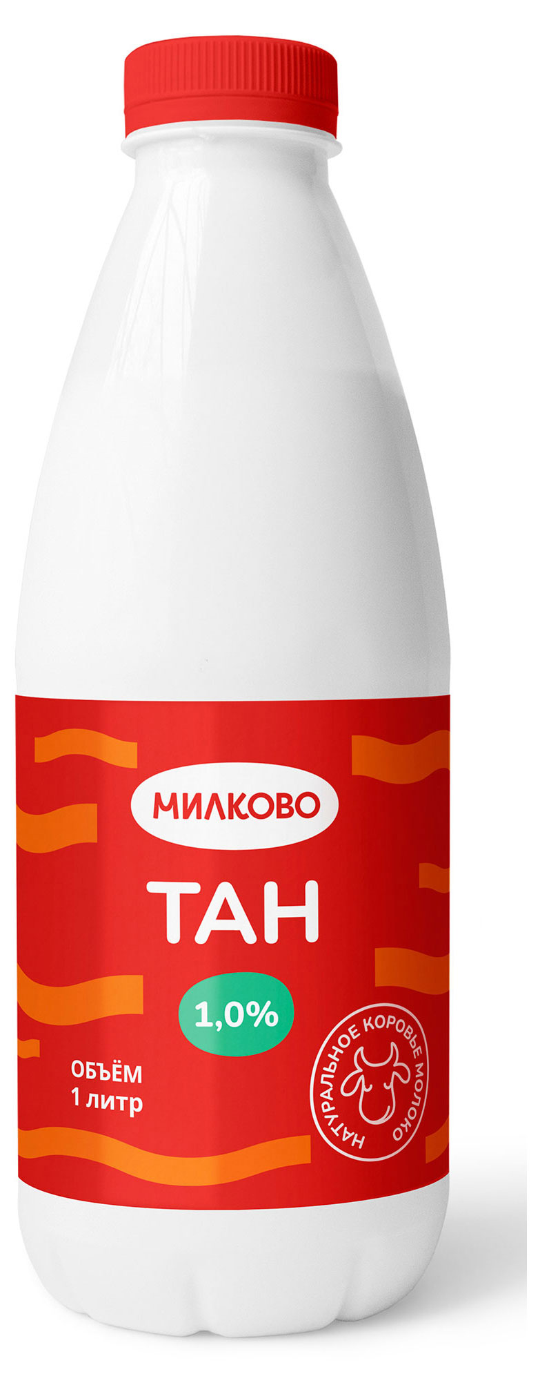 Напиток кисломолочный Тан Милково 1% БЗМЖ охлажденный, 1 л