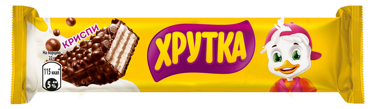Батончик шоколадный ХРУТКА Криспи, 22 г