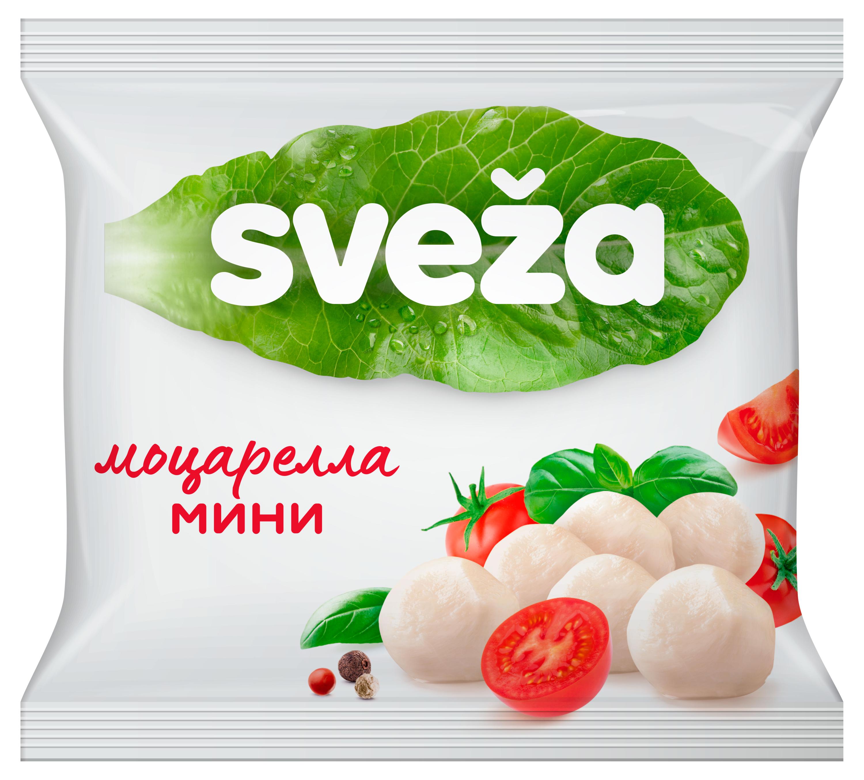 Сыр рассольный Моцарелла мини Sveza 45% БЗМЖ Беларусь, 100 г
