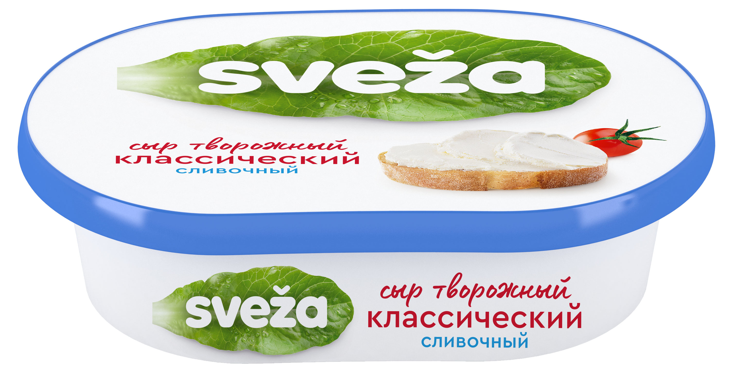 Сыр творожный сливочный Sveza 60% БЗМЖ Беларусь, 150 г