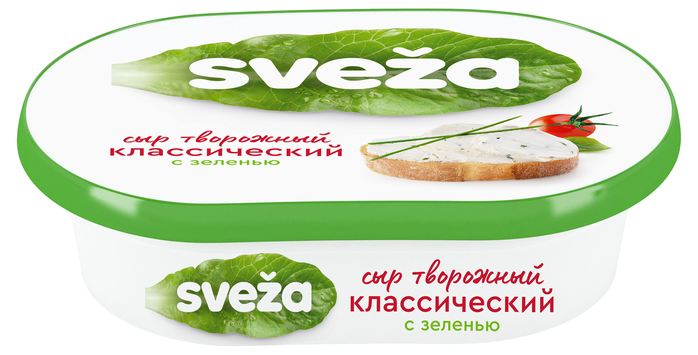 Сыр творожный с травами Sveza 60% БЗМЖ Беларусь, 150 г