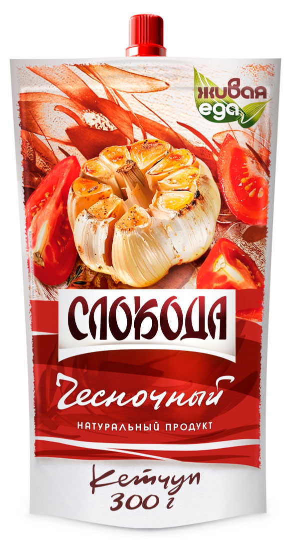 Кетчуп Слобода Чесночный, 320 г