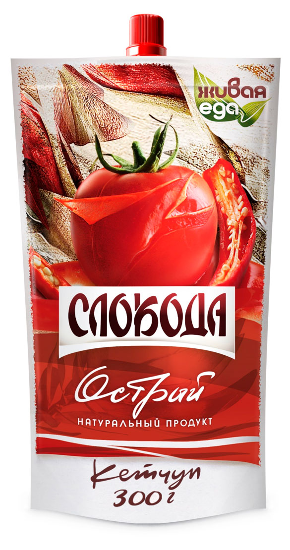 Кетчуп Слобода Острый, 320 г