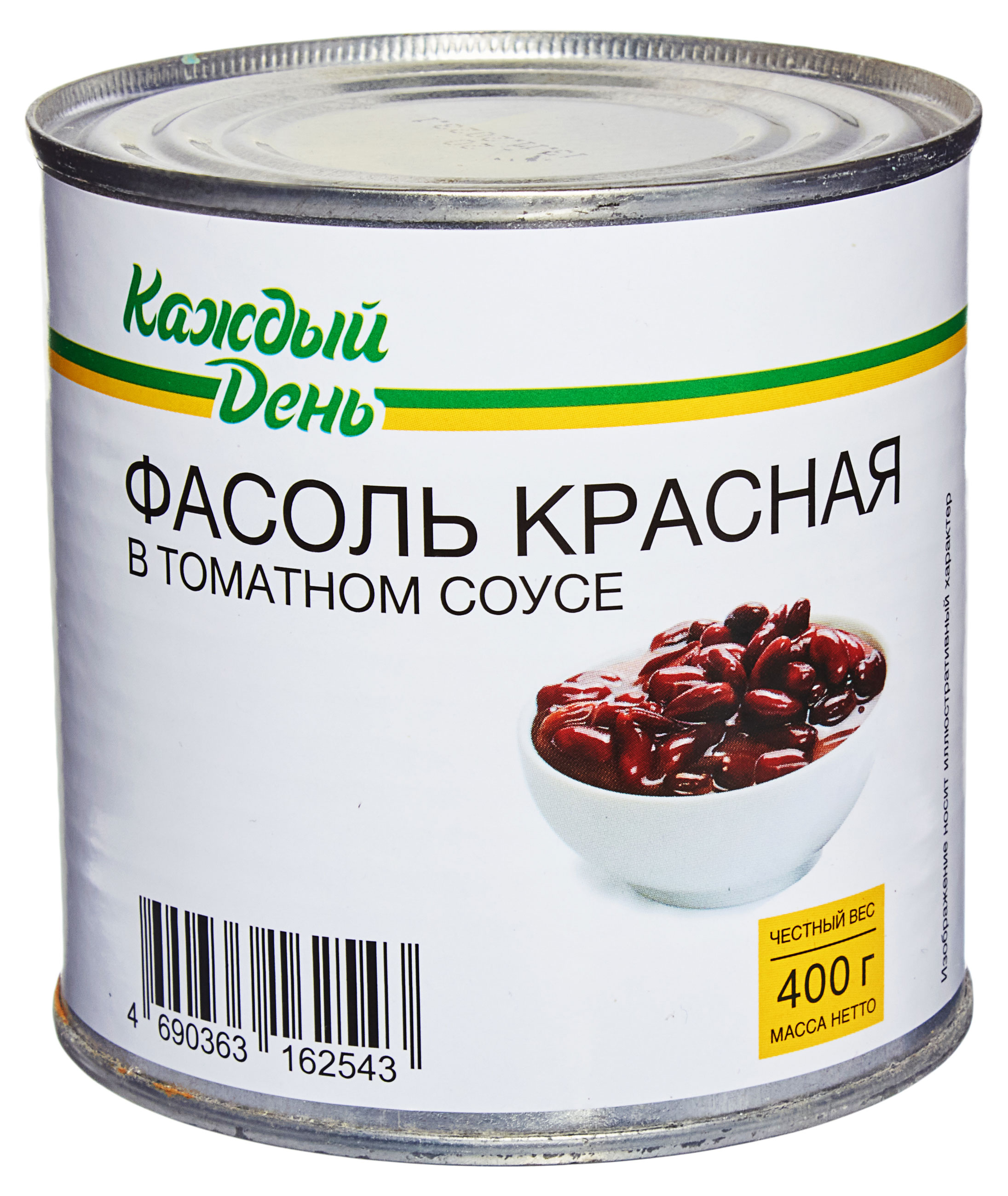 Фасоль Каждый день красная в томатном соусе, 400 г