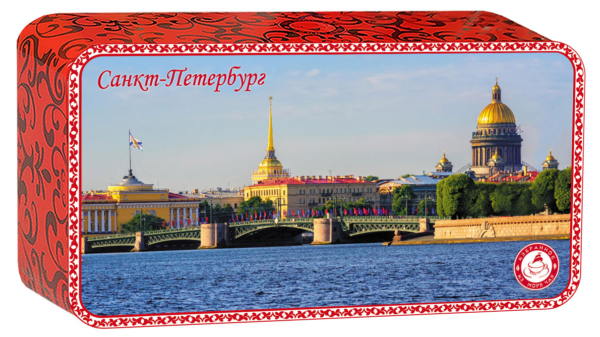 Чай черный ИМЧ шкатулка Санкт-Петербург, 50 г