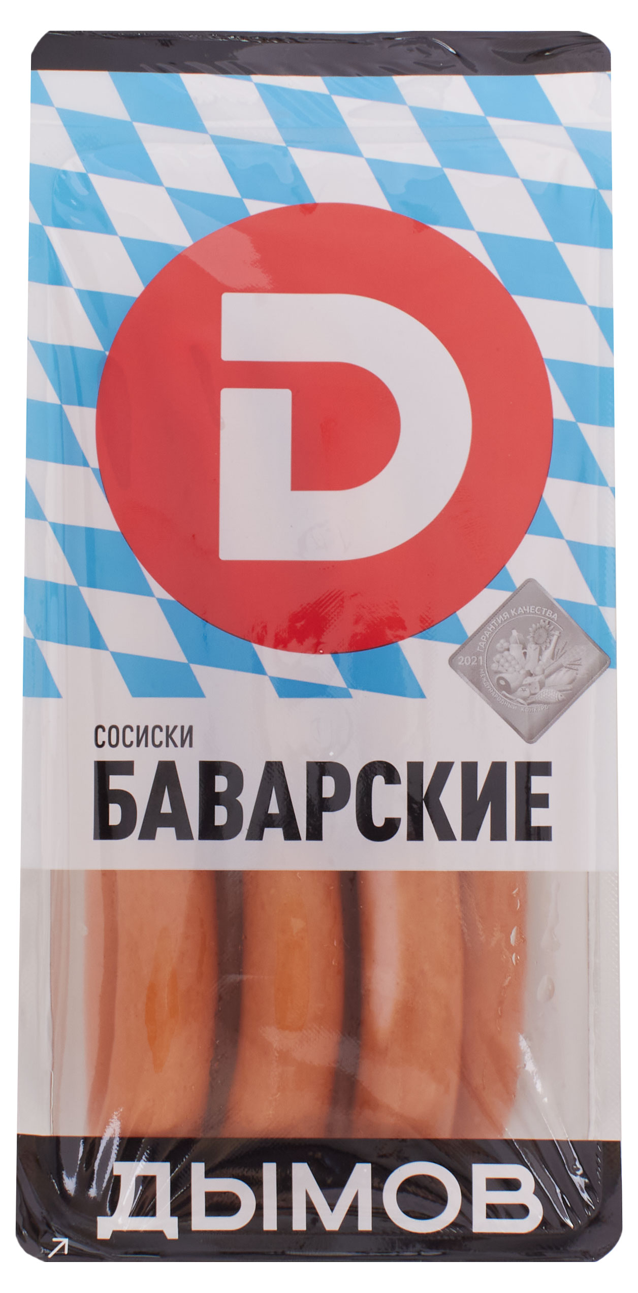 Сосиски вареные ДЫМОВ Баварские, 460 г