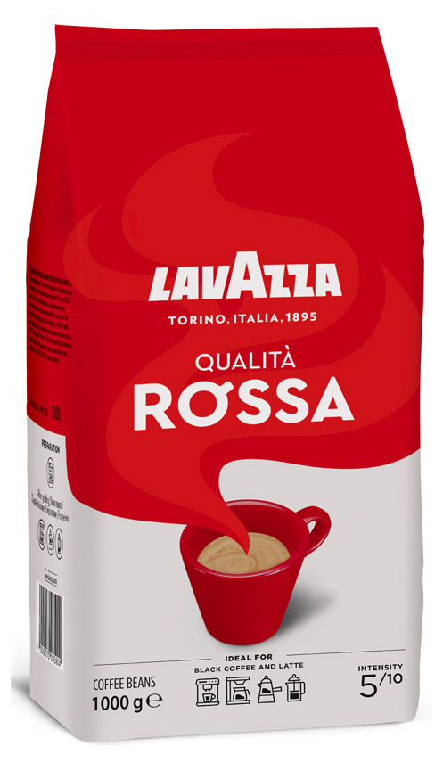 Кофе в зернах Lavazza Qualita Rossa Италия, 1 кг