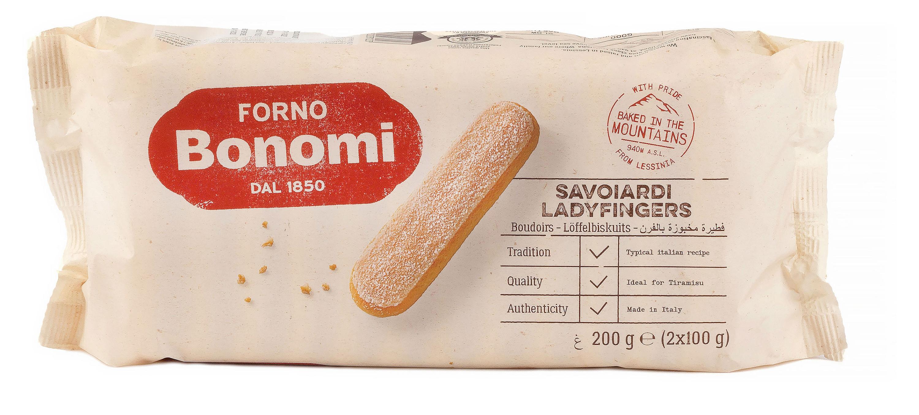 Печенье Bonomi Савоярди сахарное Италия, 200 г