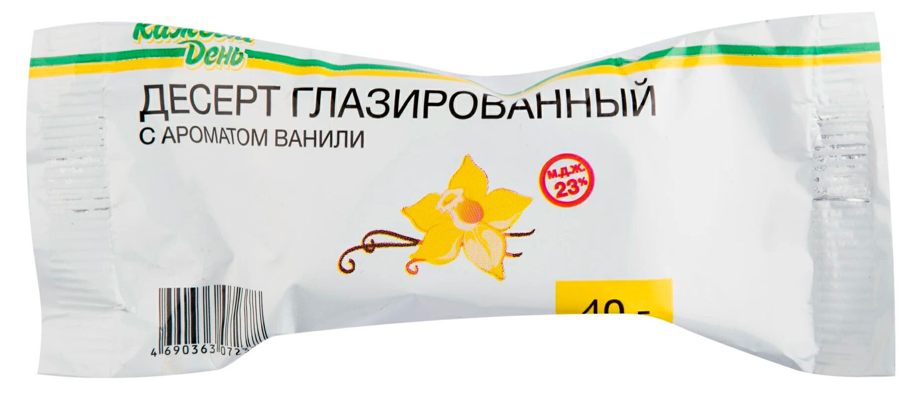 Десерт глазированный Каждый день сырок с ароматом ванили, 40 г