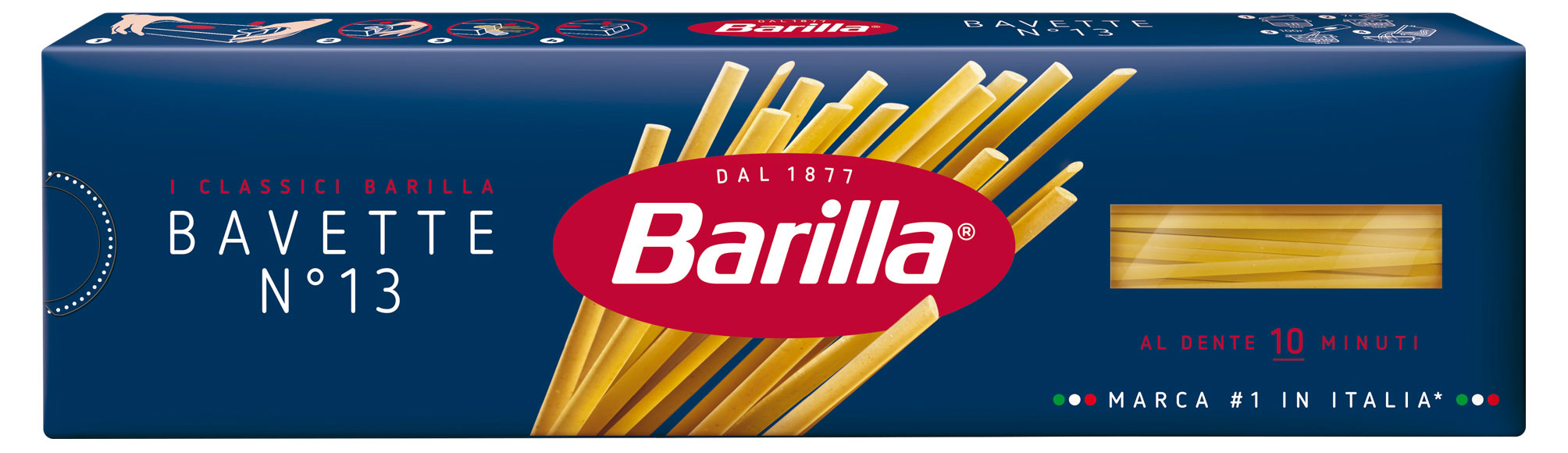 Макаронные изделия Barilla Баветте 13 из твердых сортов пшеницы, 450 г