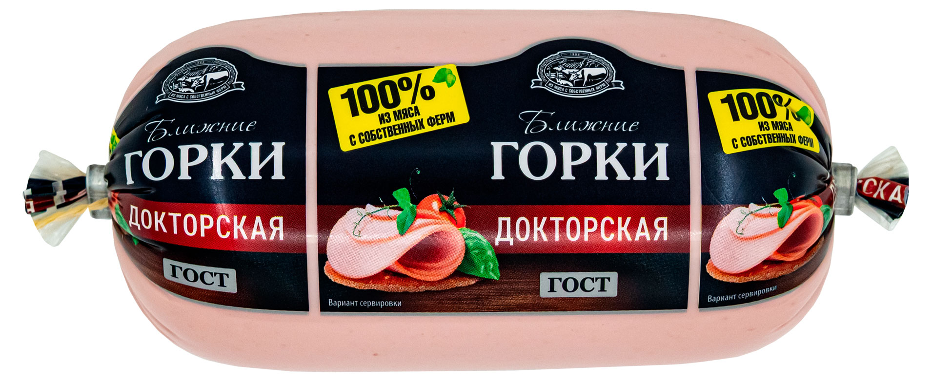 Колбаса вареная Ближние Горки Докторская ГОСТ, 400 г