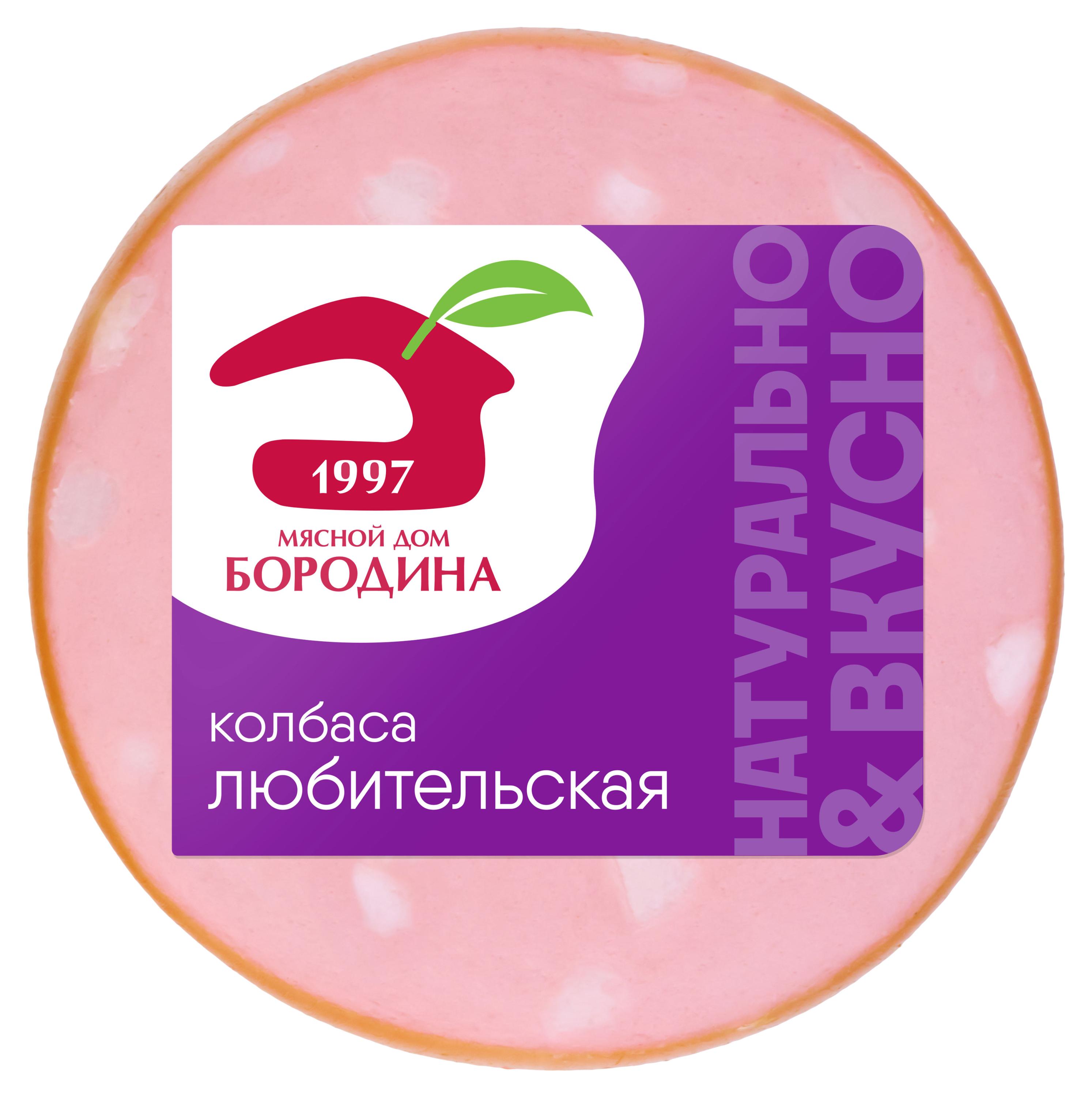 Колбаса вареная Мясной дом Бородина Любительская, 400 г