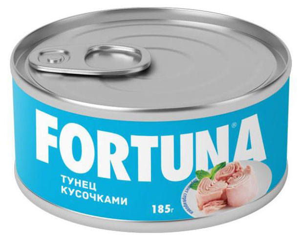 Тунец кусочками Фортуна Таиланд, 185 г