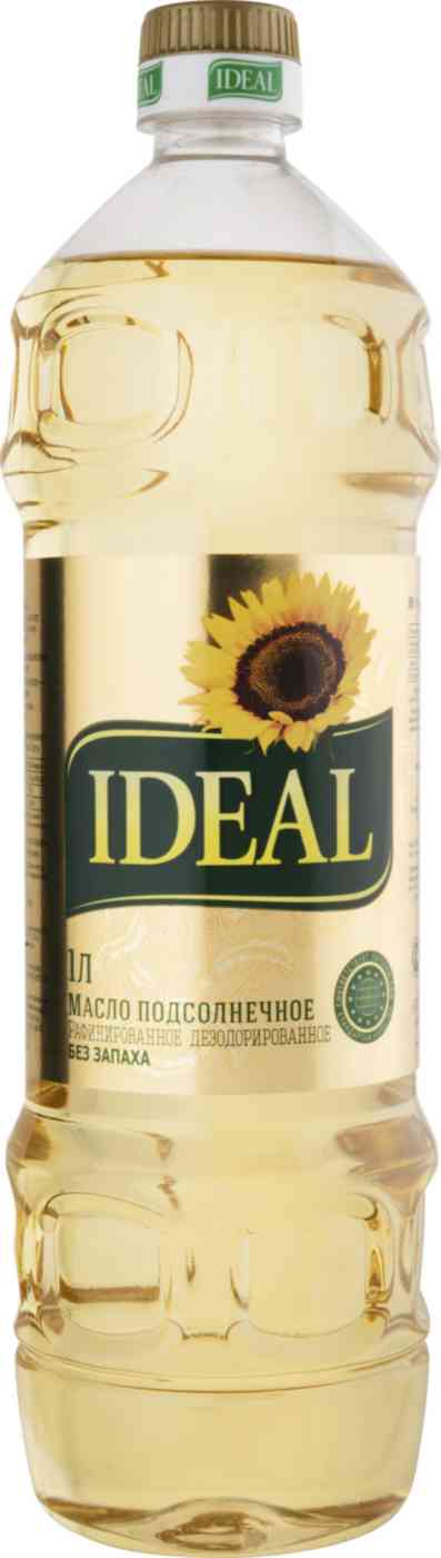 Масло подсолнечное Ideal без запаха