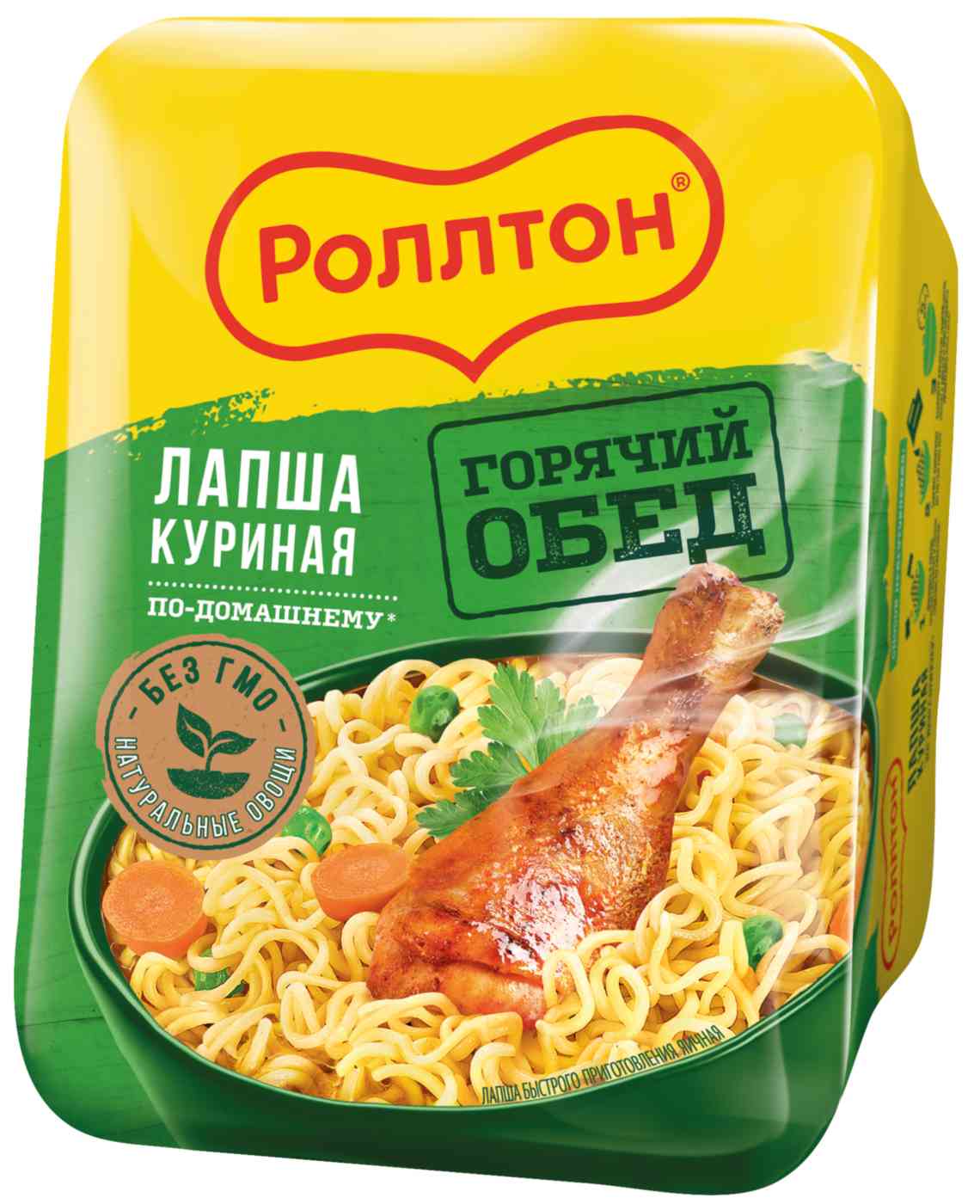 Лапша по-домашнему Роллтон Куриная в лотке