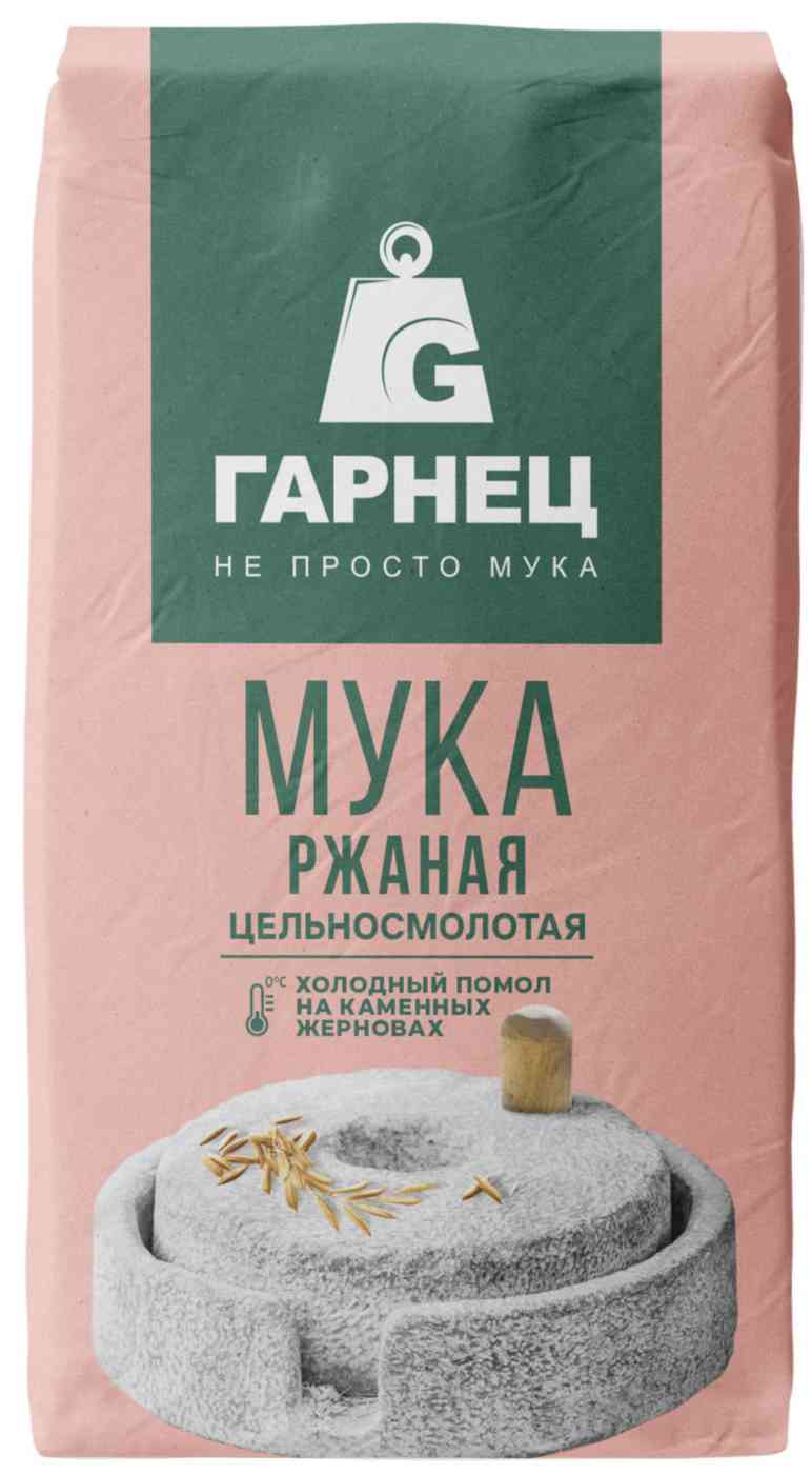 Мука ржаная Garnec цельносмолотая