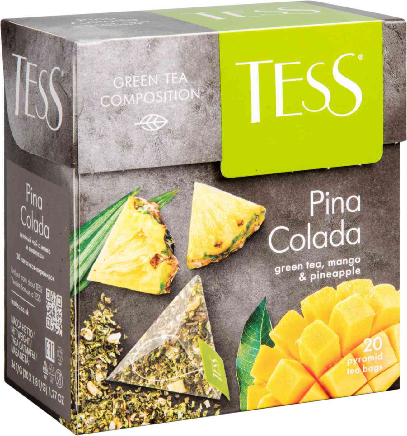 Чай зелёный Tess Pina Colada