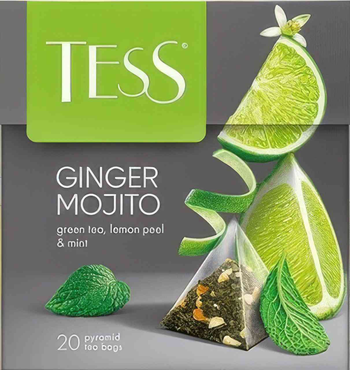 Чай зелёный Tess Ginger Mojito