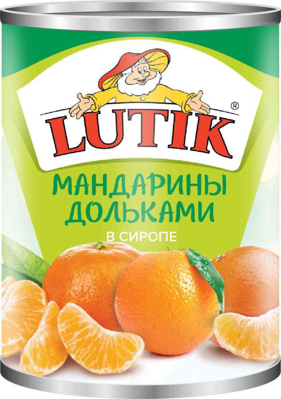 Мандарины Lutik дольками в сиропе