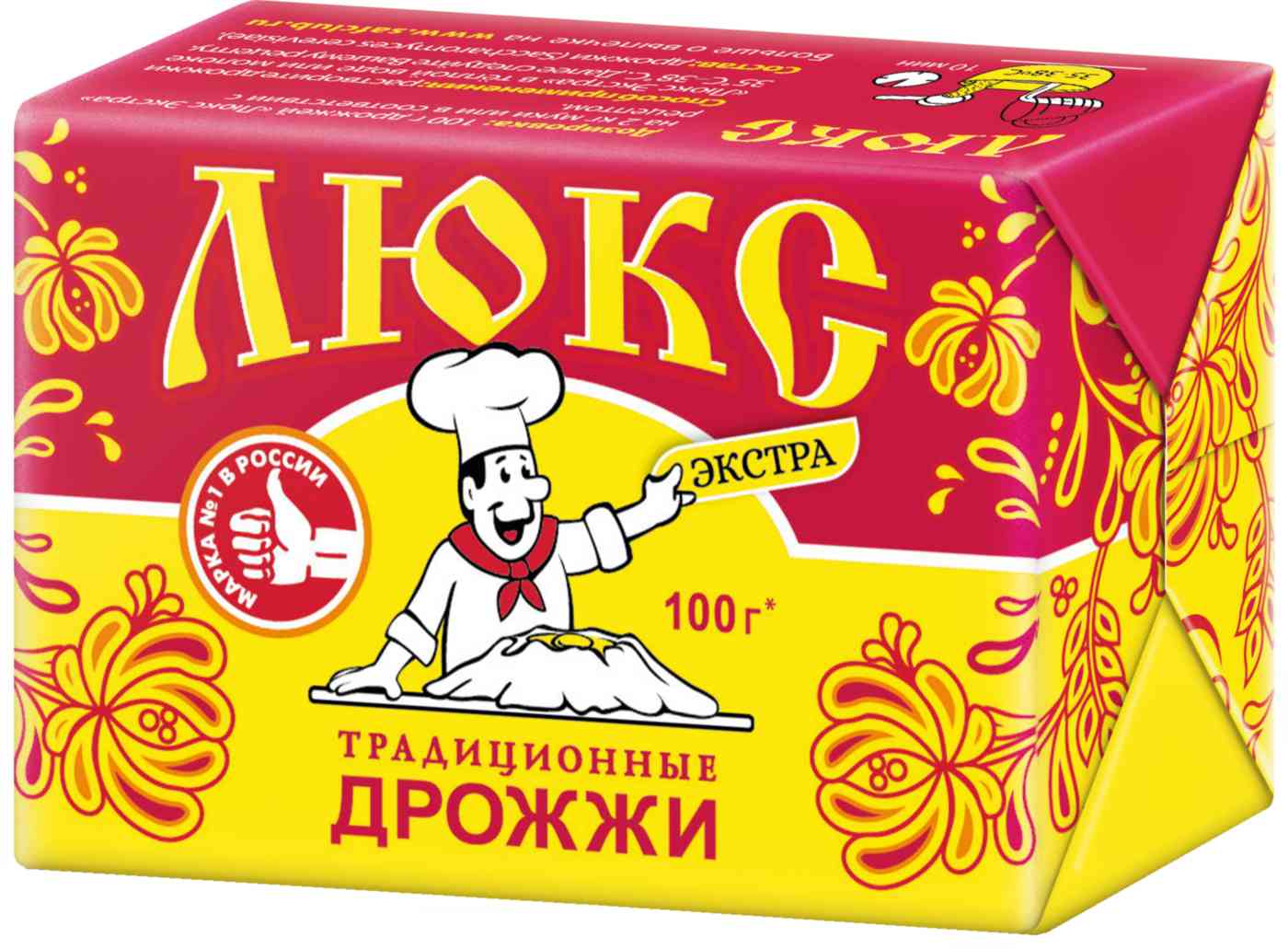 Дрожжи хлебопекарные Саф-Нева Люкс экстра прессованные