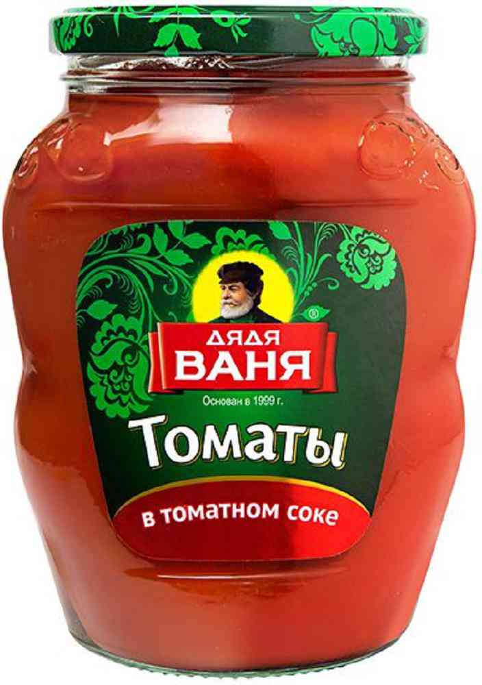 Томаты в томатном соке Дядя Ваня