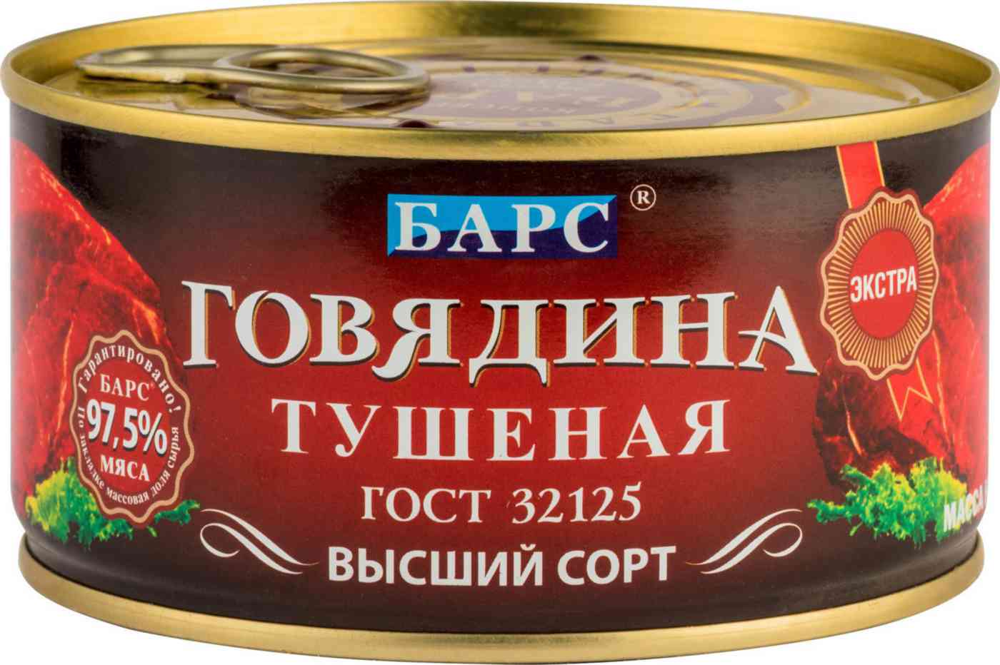 Говядина тушёная Барс Экстра высший сорт