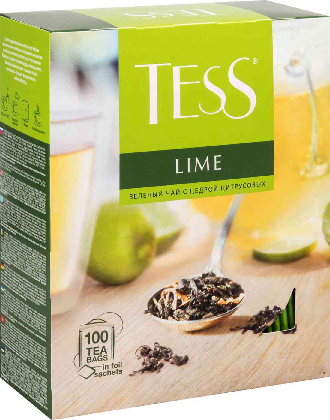 Чай зелёный Tess Lime