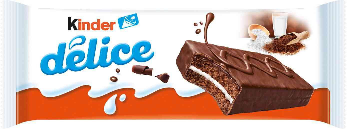 Пирожное бисквитное Kinder delice в шоколадной глазури