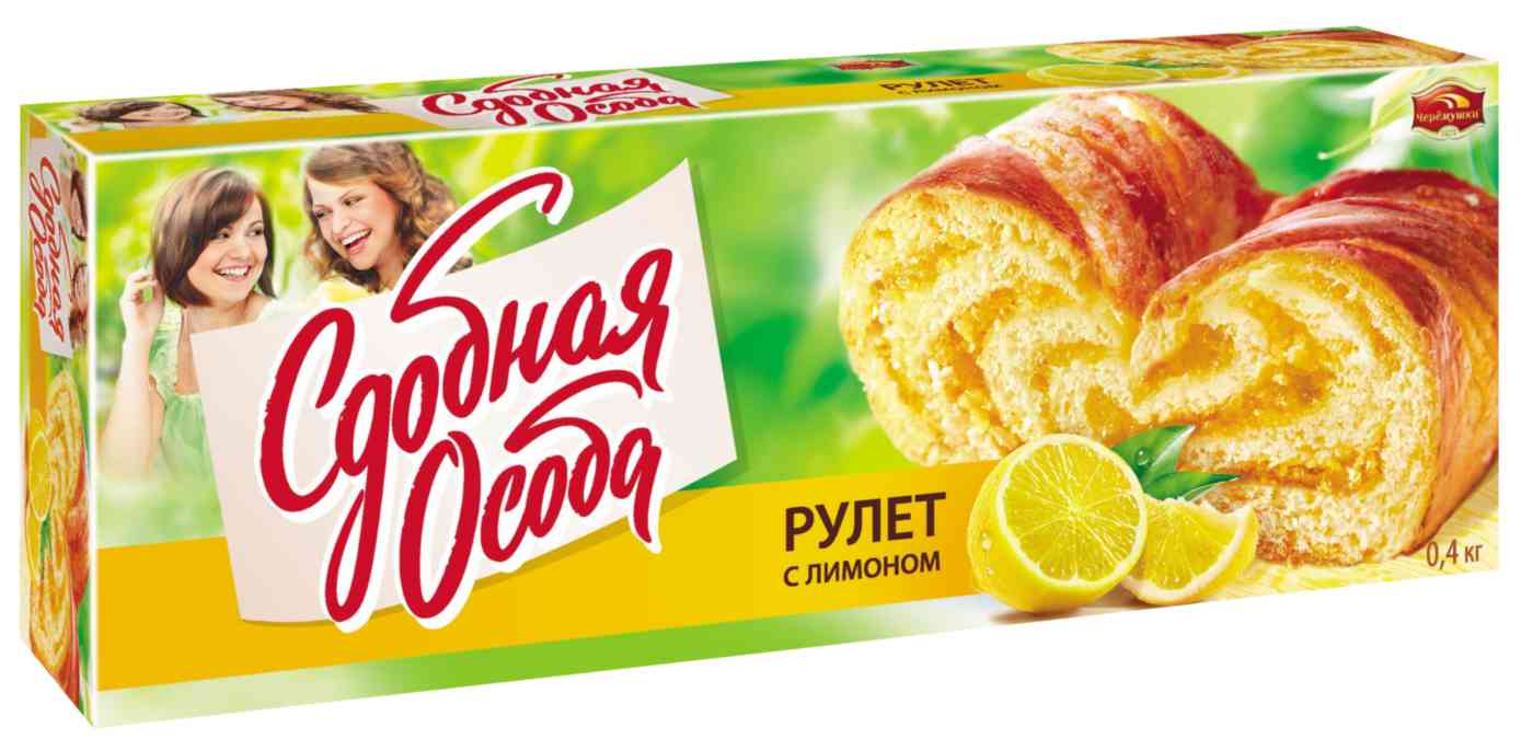 Рулет Сдобная особа с лимоном