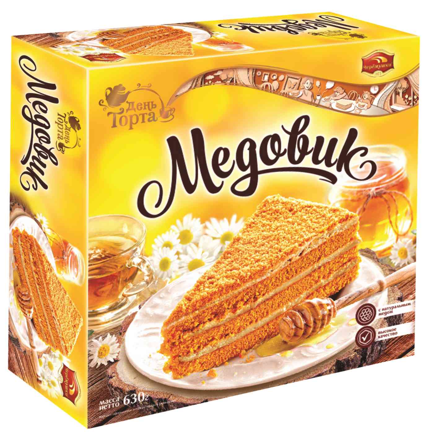 Торт Медовик Черёмушки