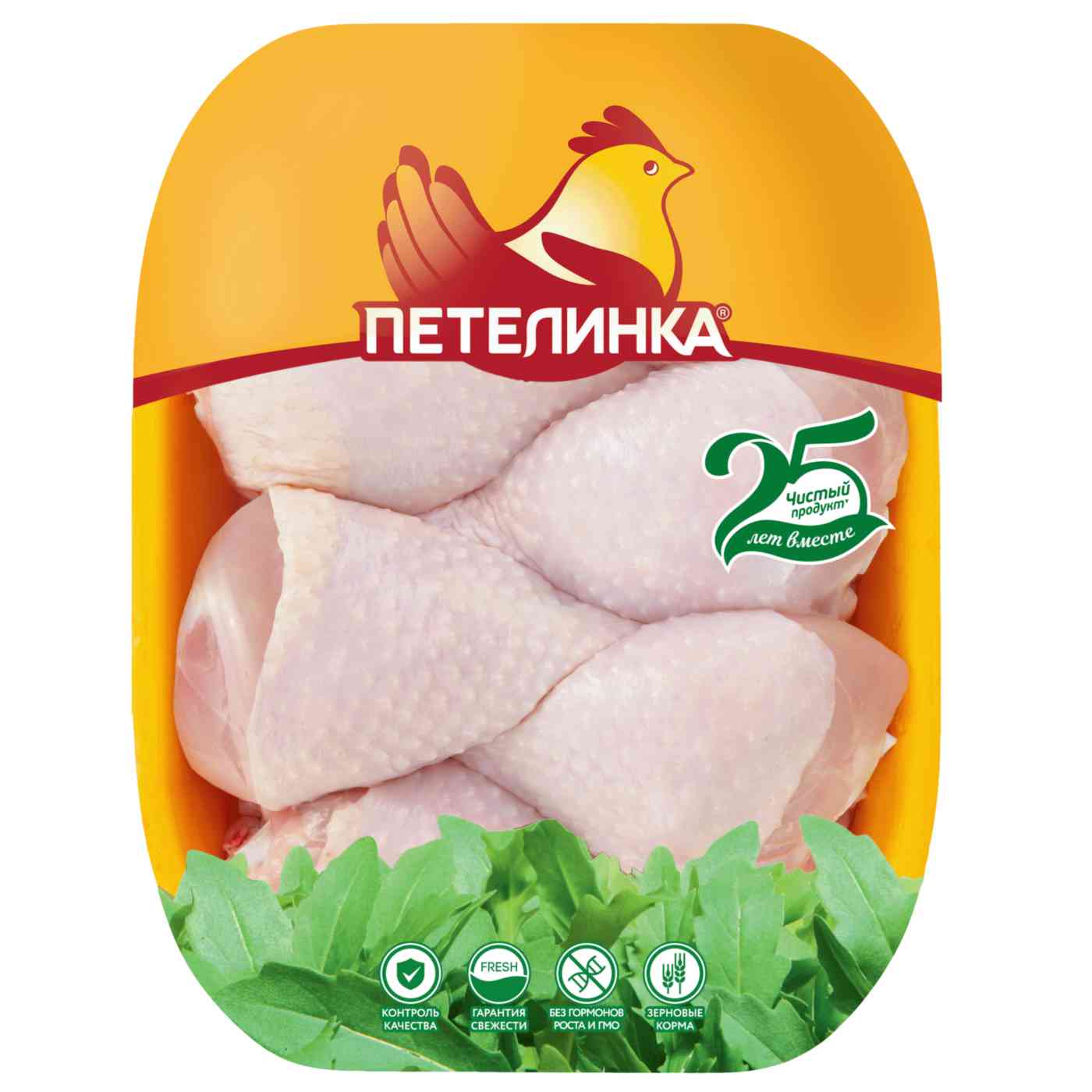 Голень цыплят-бройлеров охлаждённая Петелинка с кожей уп