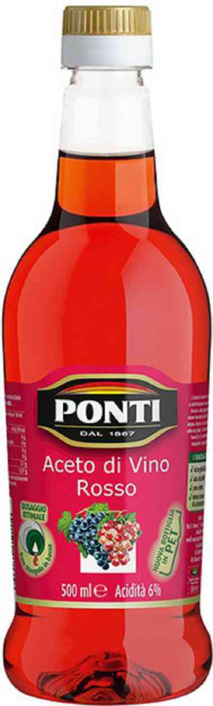 Уксус винный Ponti красный 6%