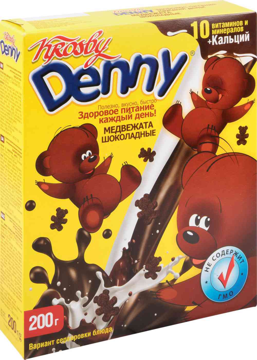 Готовый завтрак Krosby Denny Шоколадные медвежата