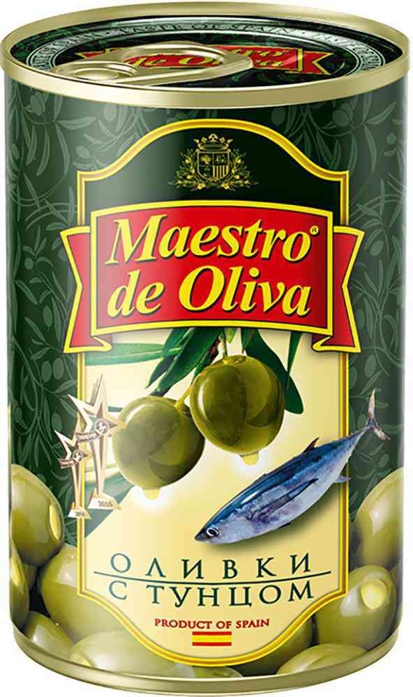 Оливки Maestro de Oliva с тунцом