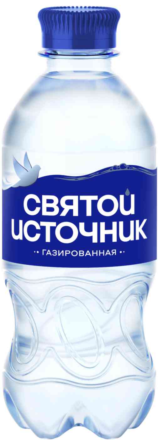 Вода природная артезианская Святой Источник газированная