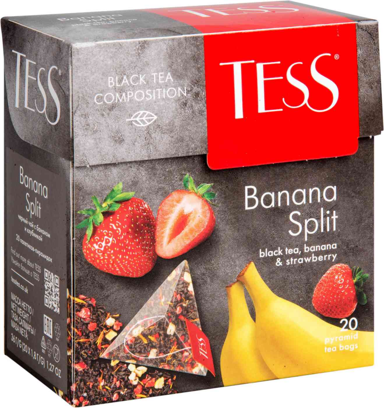 Чай чёрный Tess Banana Split