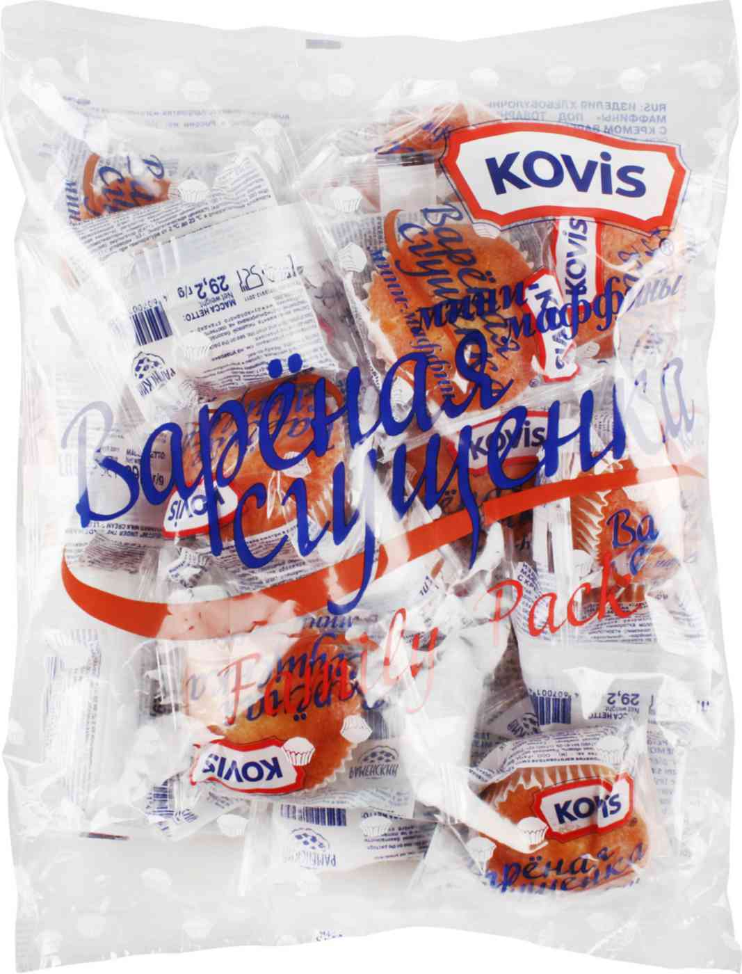 Мини-маффины Kovis Варёная сгущёнка