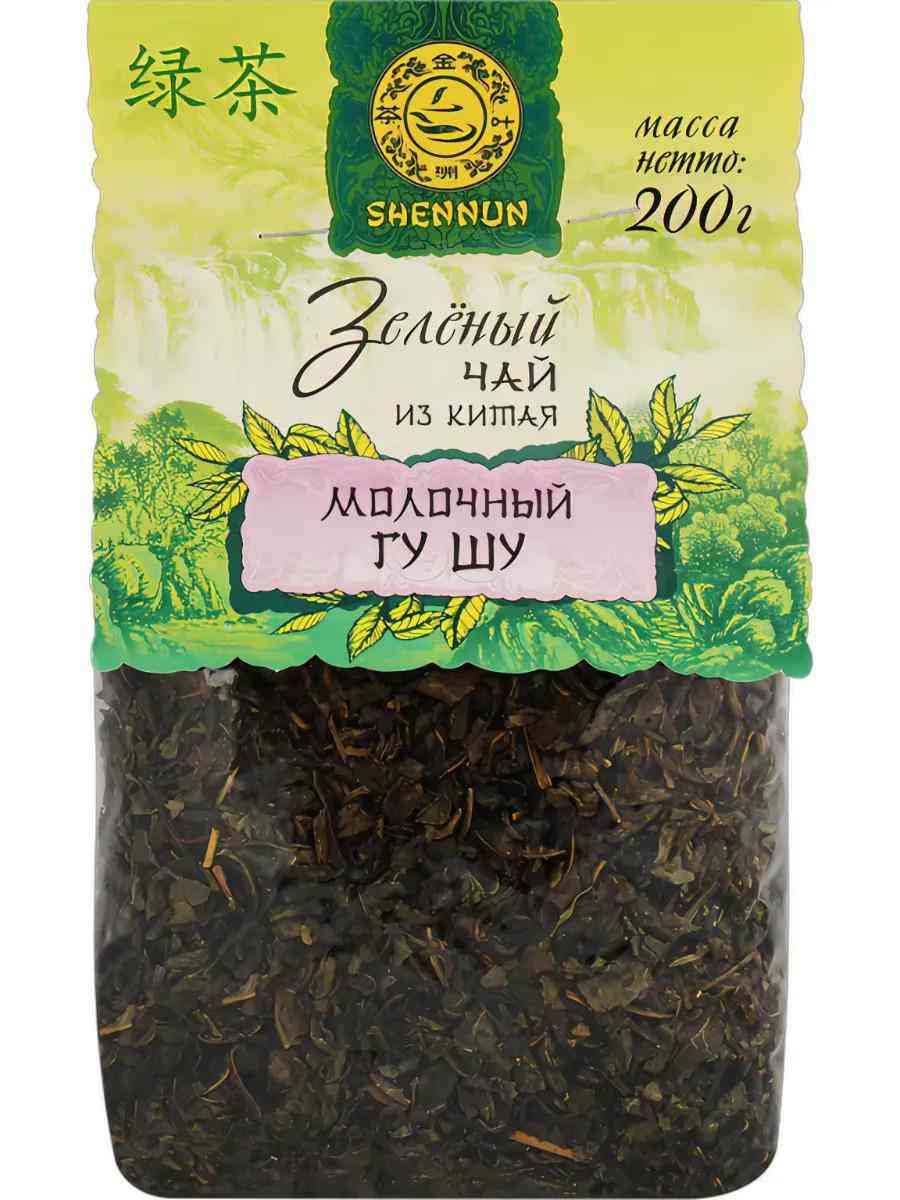 Чай зелёный Shennun Молочный Гу Шу