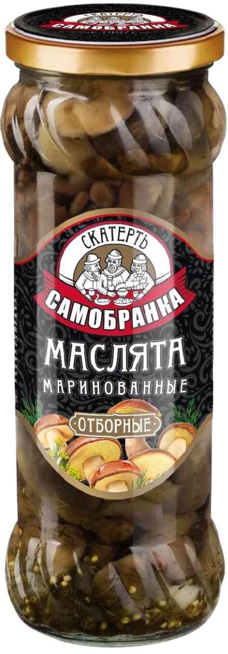 Маслята маринованные Скатерть-Самобранка Отборные