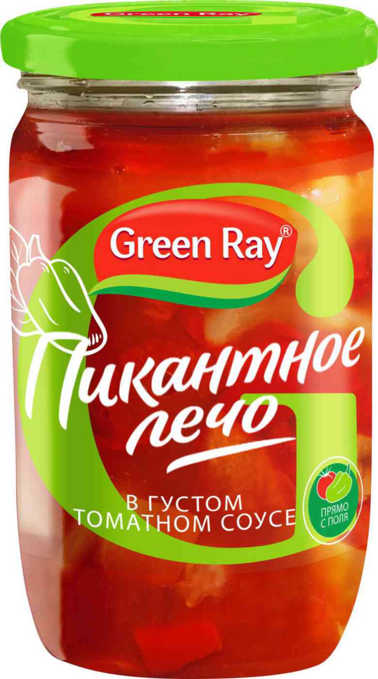 Лечо пикантное Green Ray натуральное