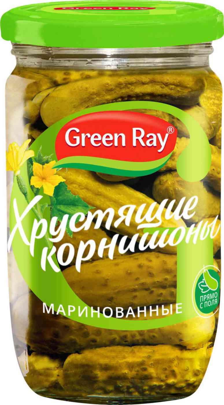 Корнишоны маринованные Green Ray Деликатесные