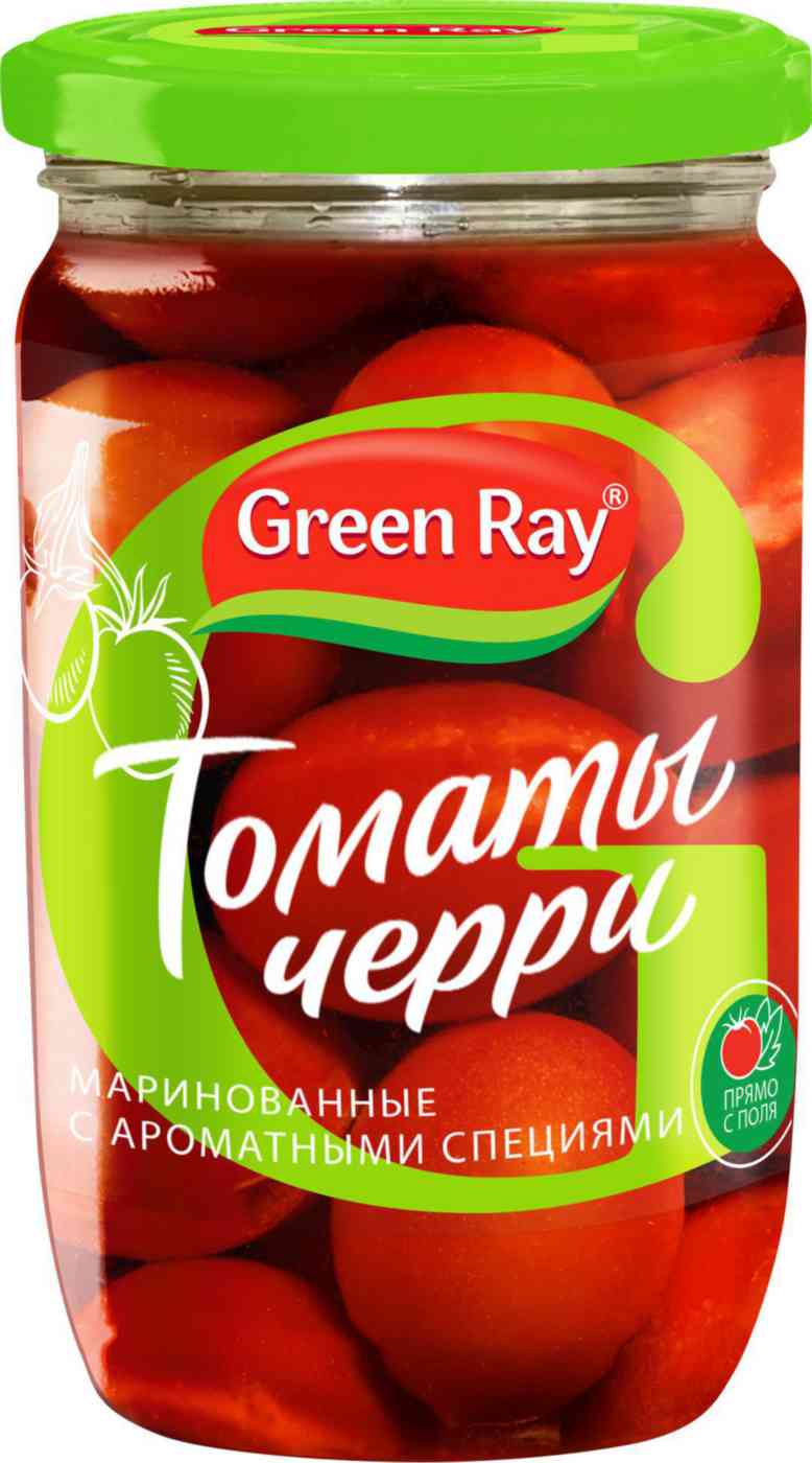 Томаты черри маринованные Green Ray Деликатесные