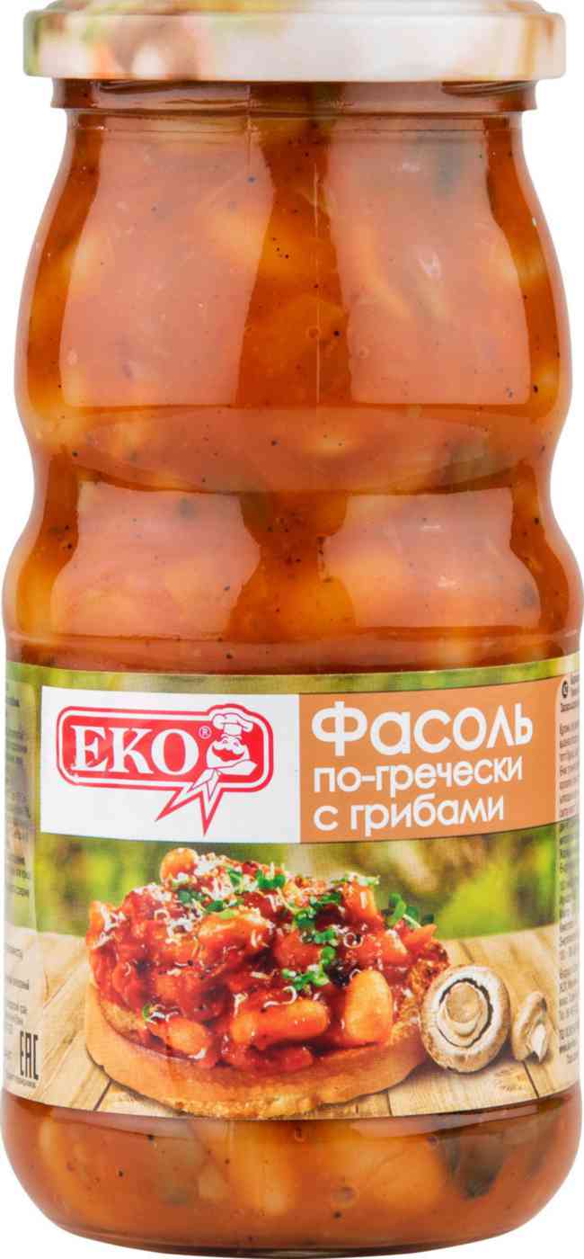 Фасоль по-гречески Eko с грибами