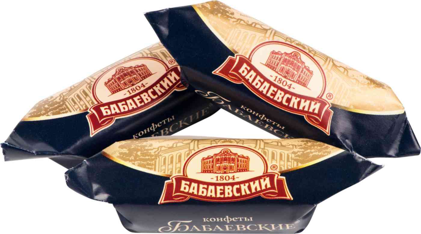 Конфеты Бабаевский с дробленым миндалем и вафельной крошкой