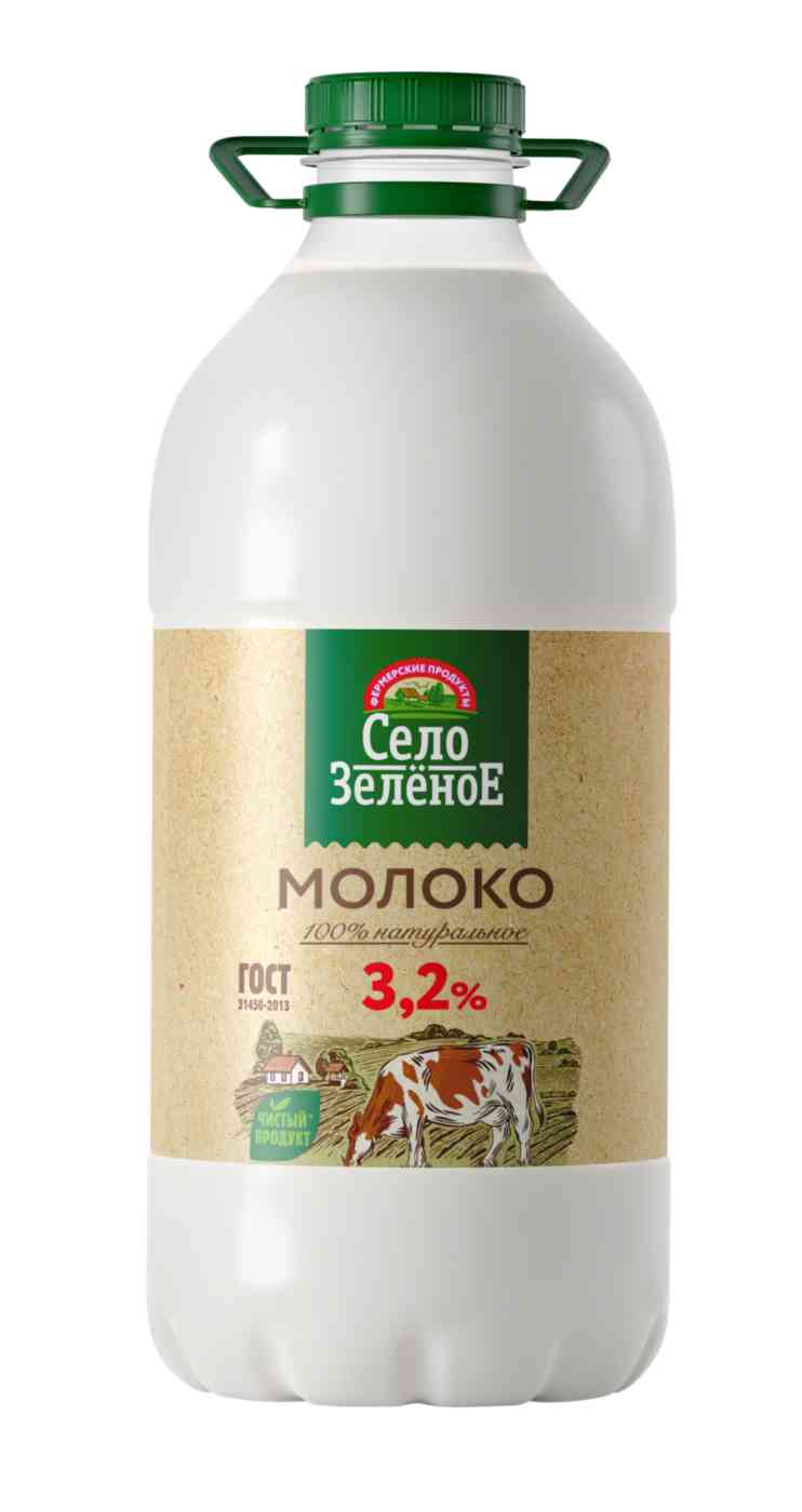 Молоко Село Зелёное 3,2%