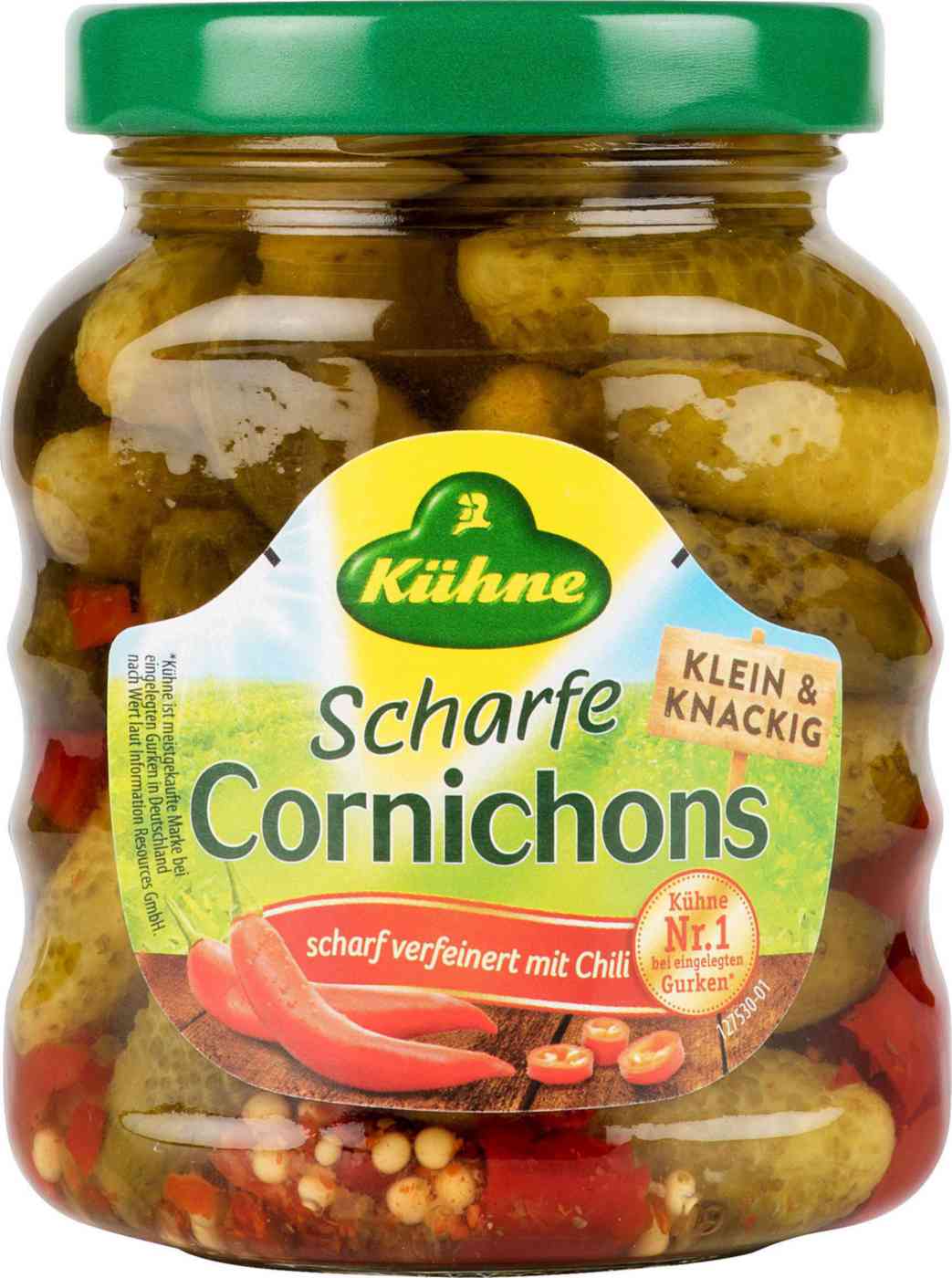 Корнишоны Kühne острые