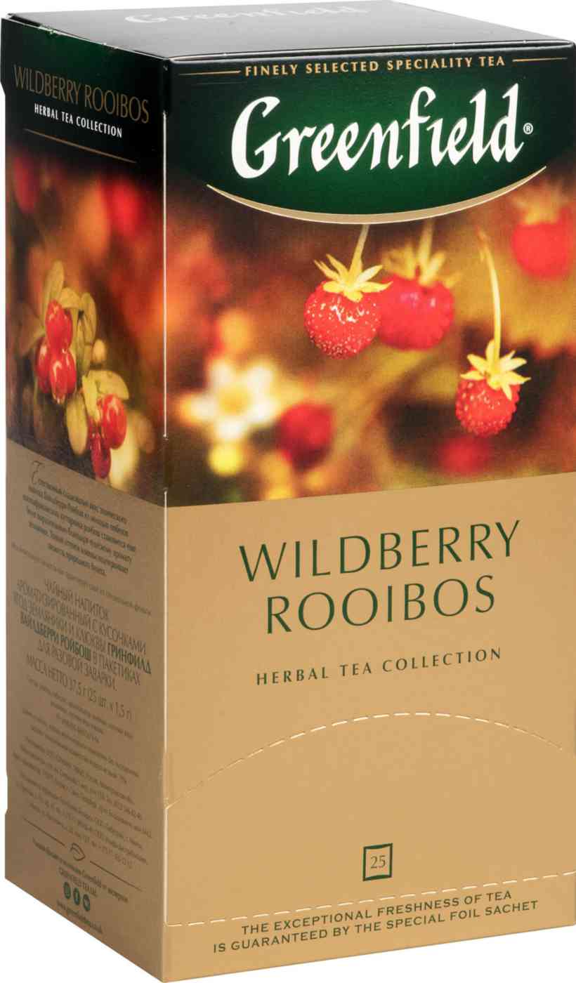 Чайный напиток Greenfield Wildberry Rooibos