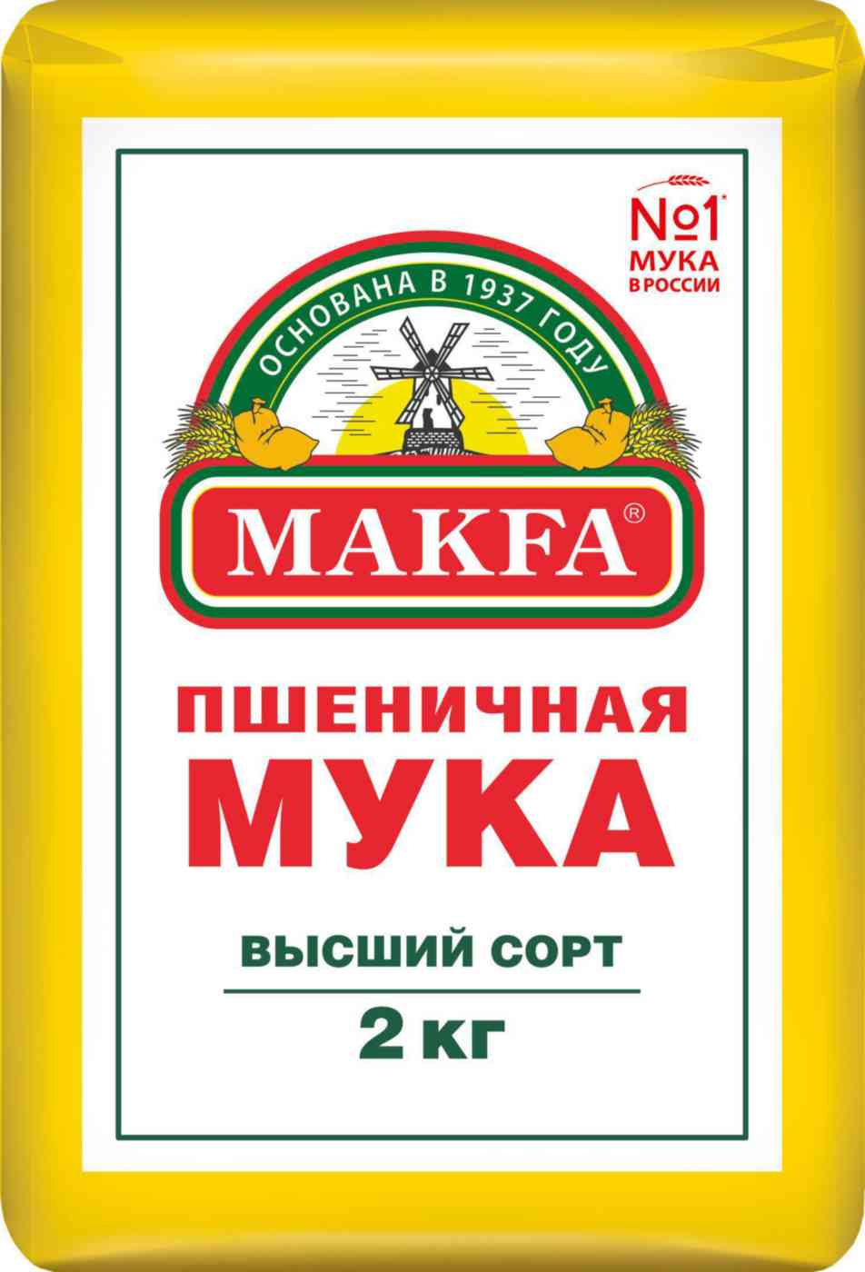 Мука пшеничная Makfa высший сорт